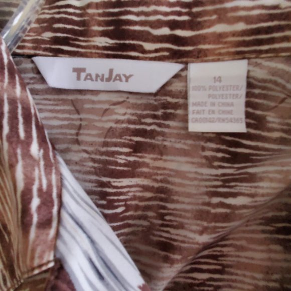 Y2K Women's Country Western Shirt Blouse Button Down Collared Cuffs Vents V Neck - Picture 8 of 8